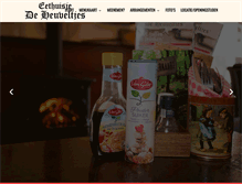 Tablet Screenshot of eethuisjedeheuveltjes.nl